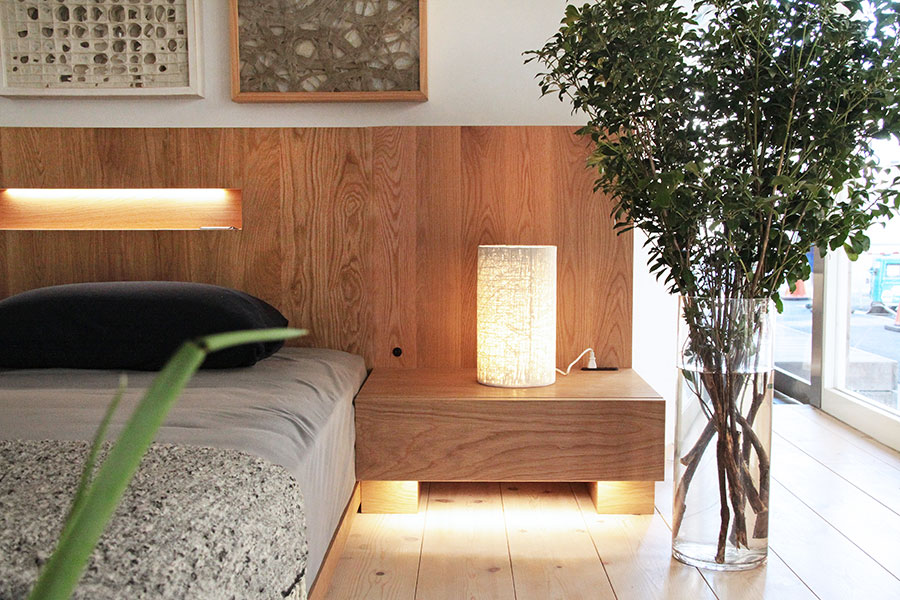 無垢材ベッドフレーム