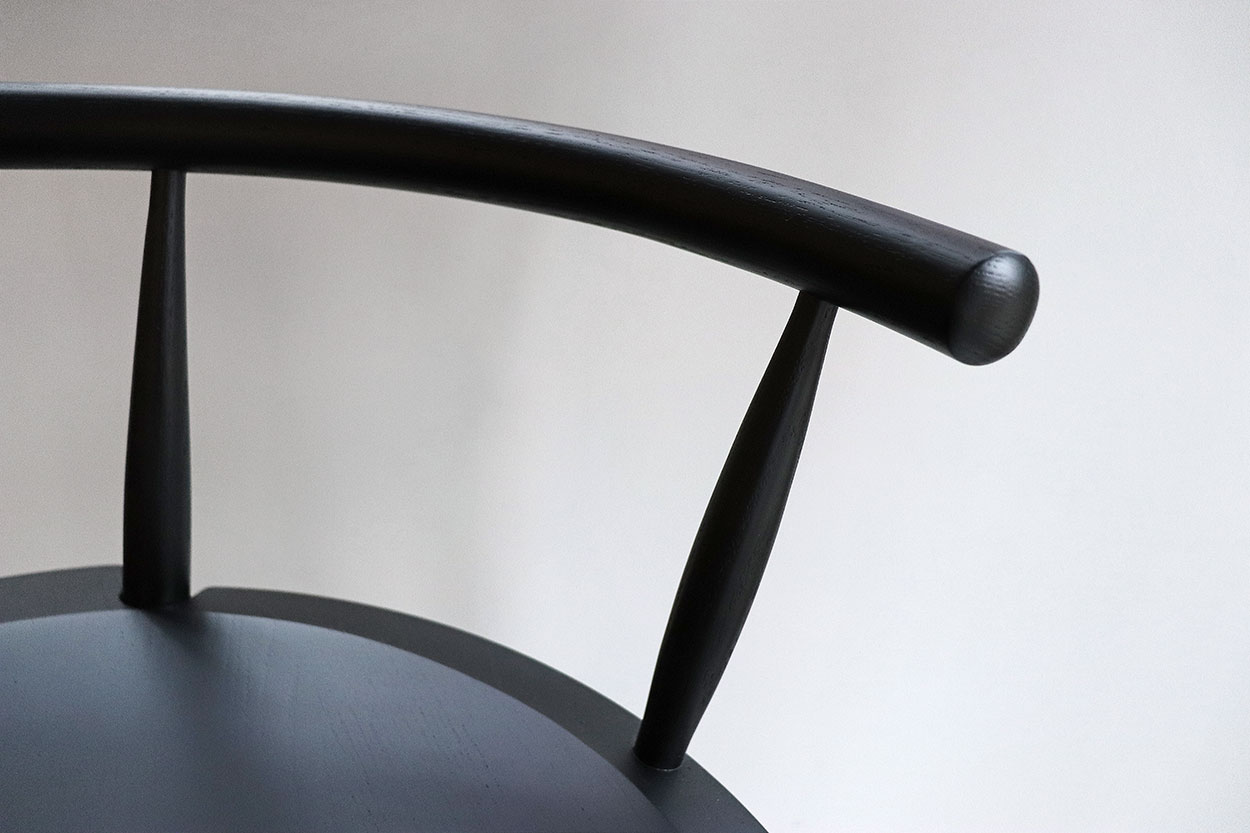 カウンターチェア板座