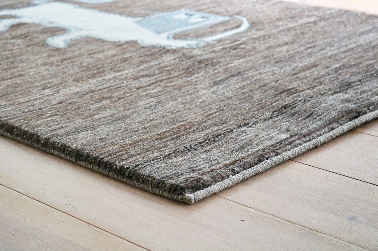 原毛ライオンギャッベ