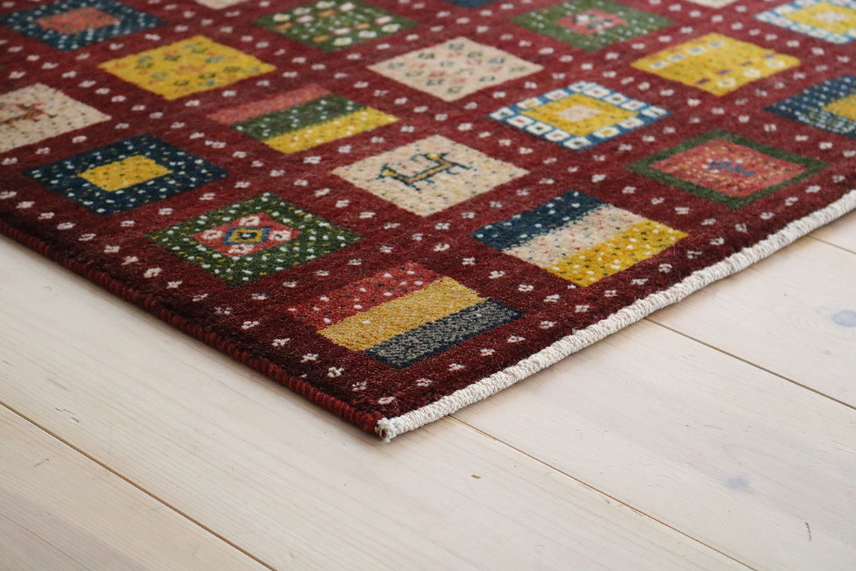 パッチワークギャッベ