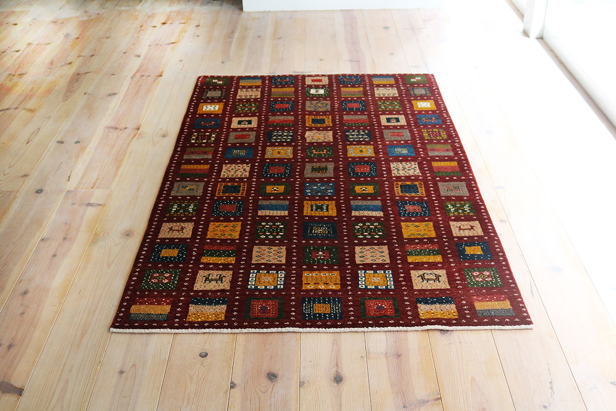 パッチワークギャッベ