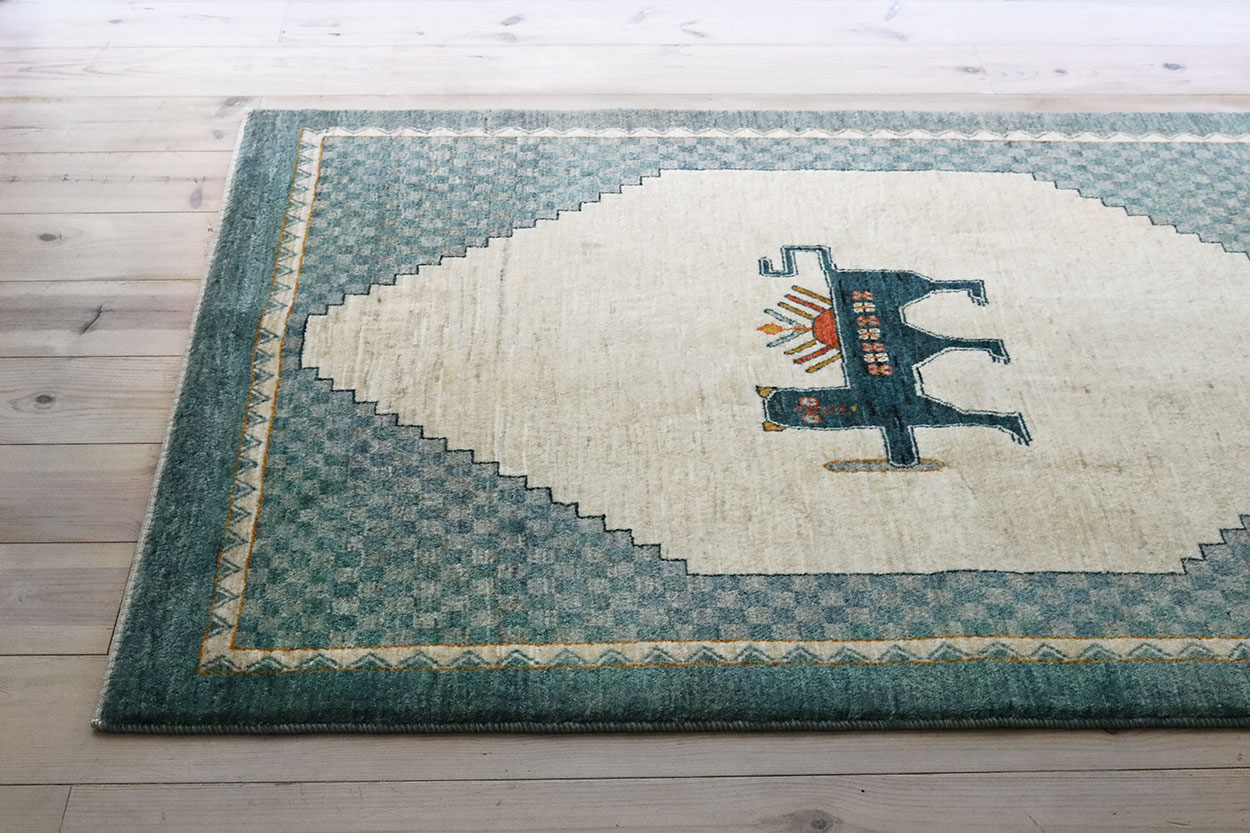 グリーン生命の樹ギャッベ