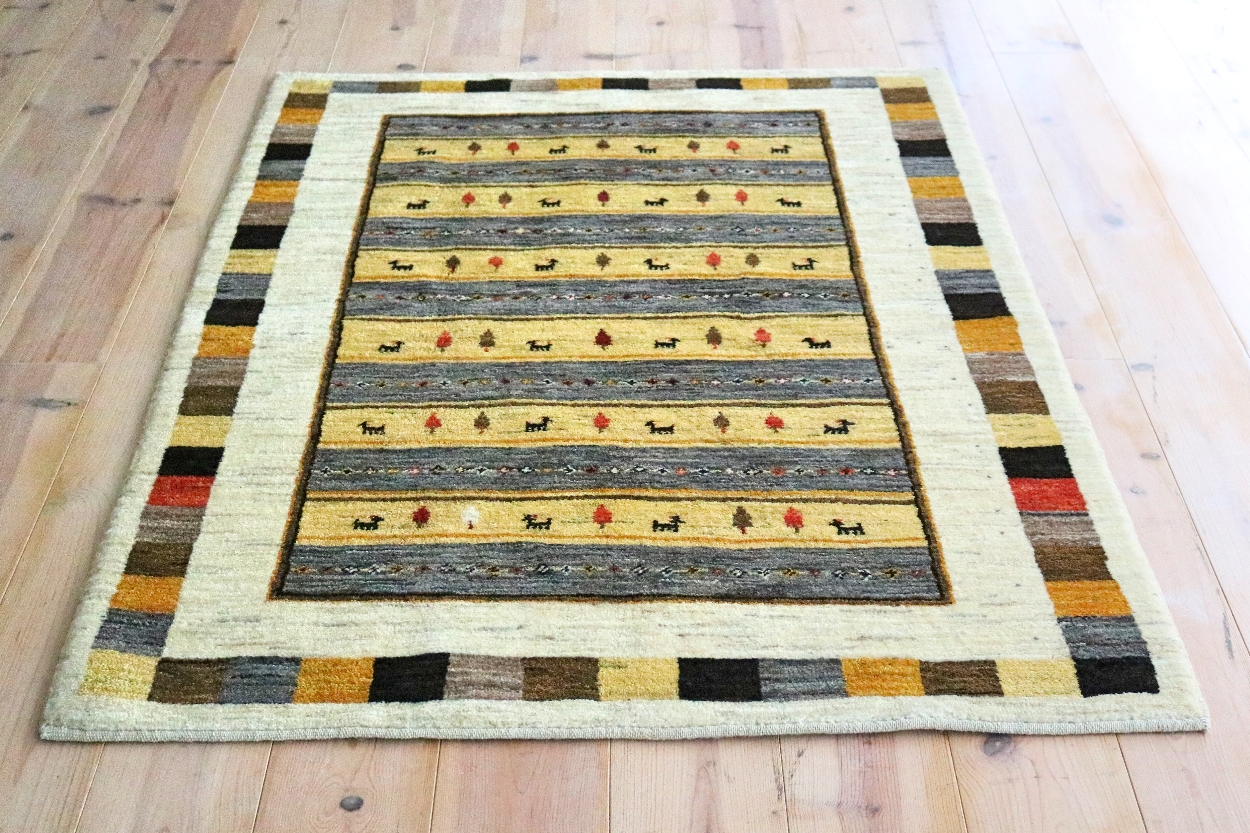 イエローボーダーギャッベ