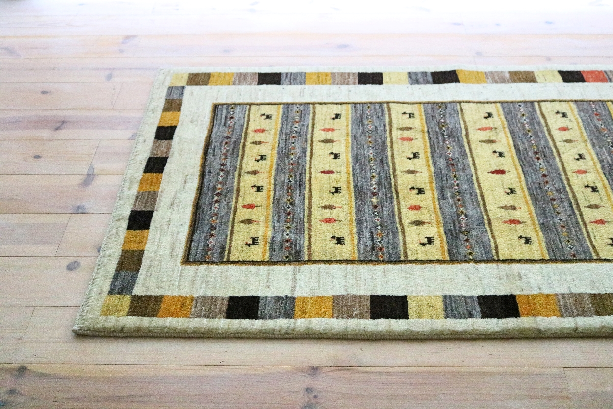 イエローボーダーギャッベ