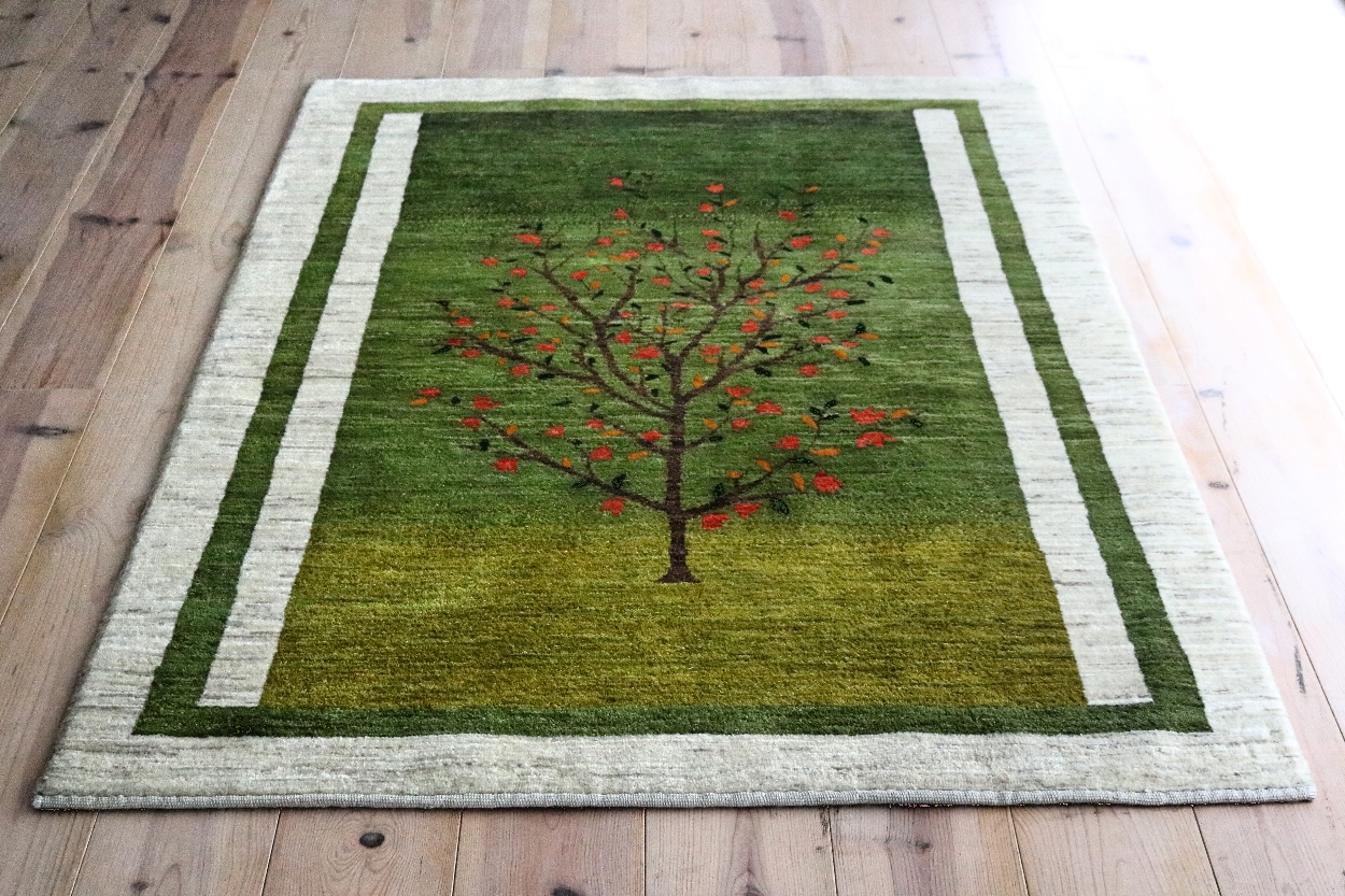 グリーン生命の樹ギャッベ