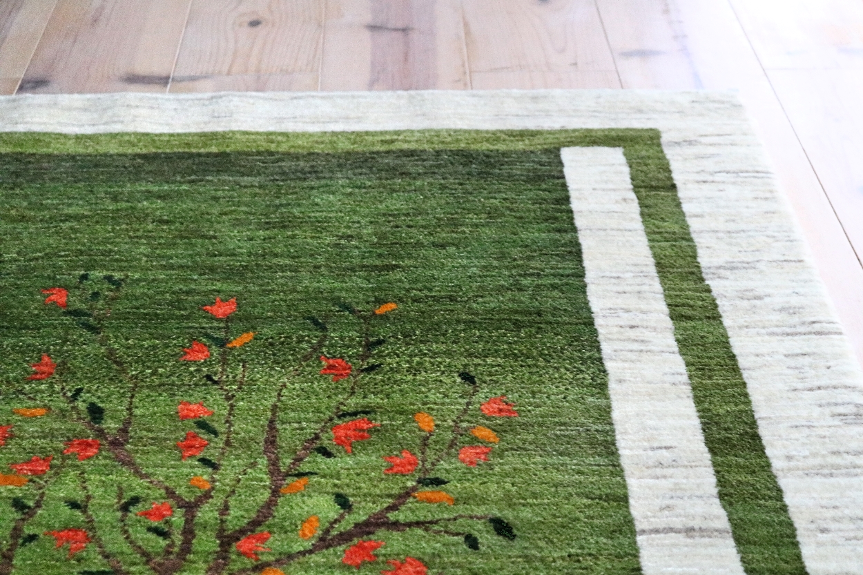 グリーン生命の樹ギャッベ