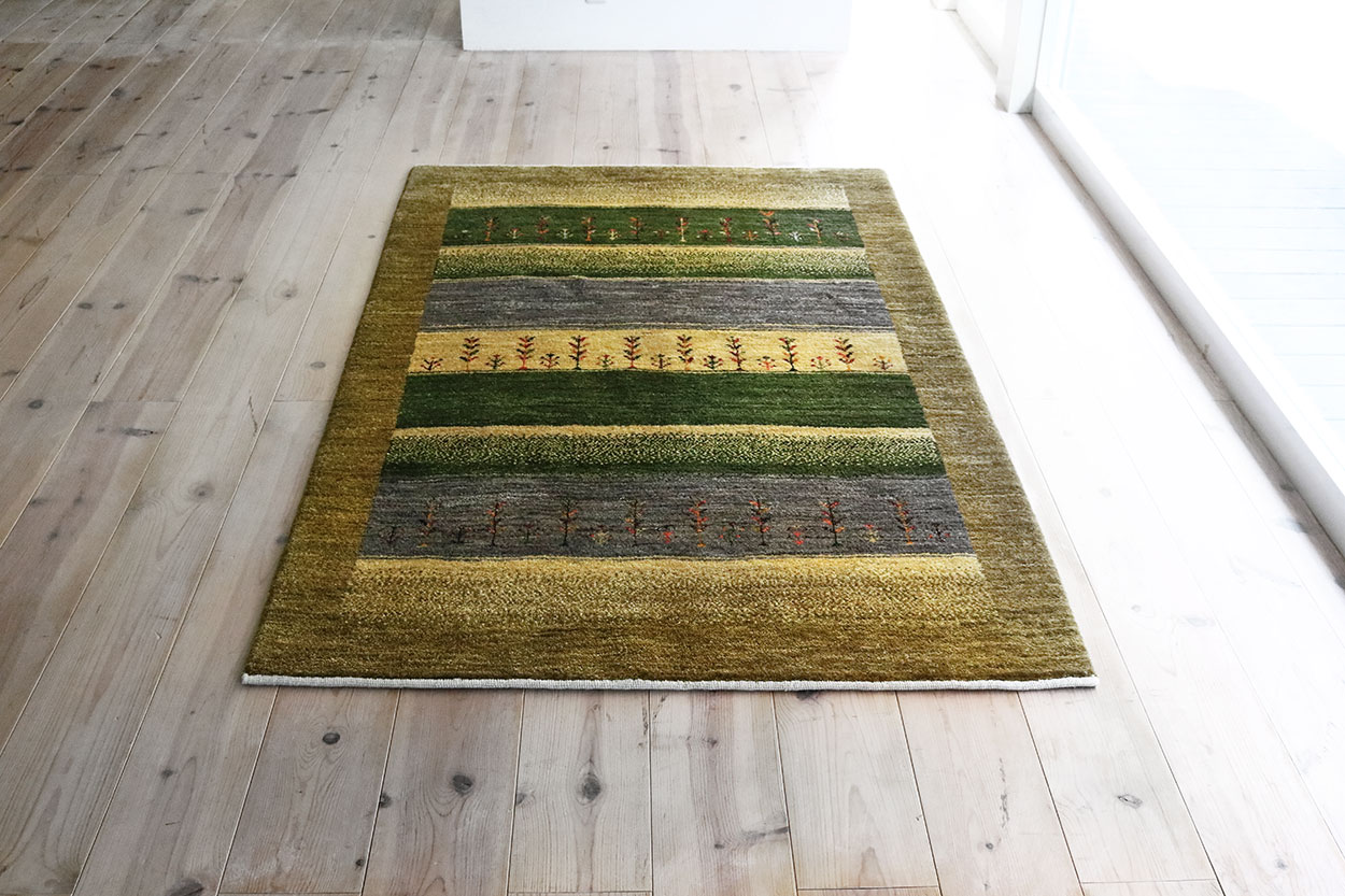 グリーン生命の樹ギャッベ