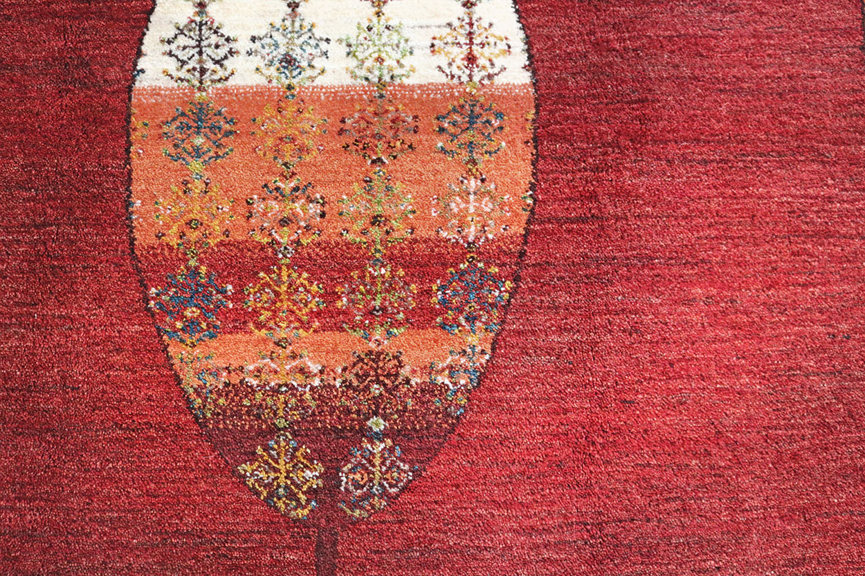 原毛カラフルギャッベ