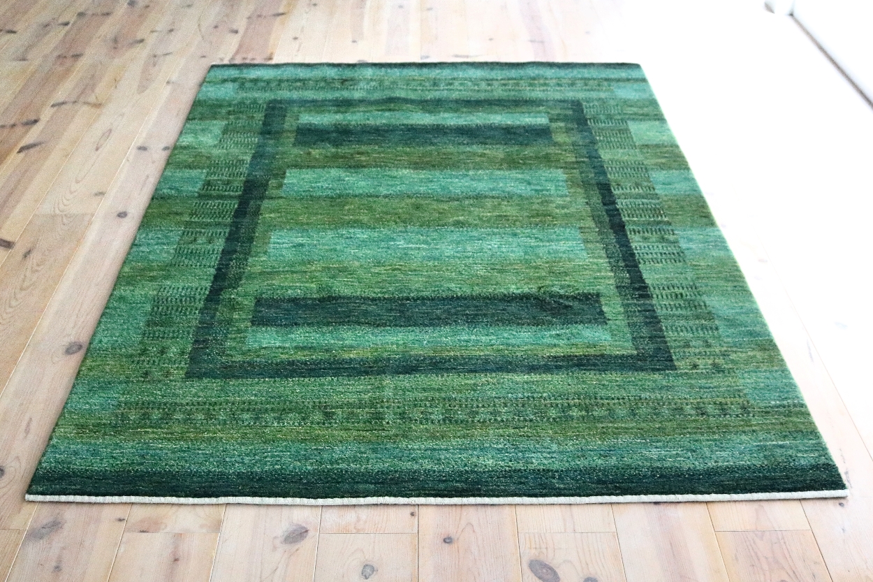 グリーングラデーションギャッベ