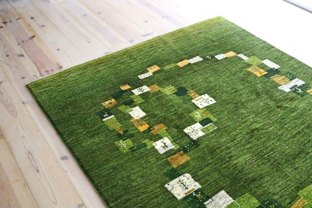 グリーン丸パッチワーク