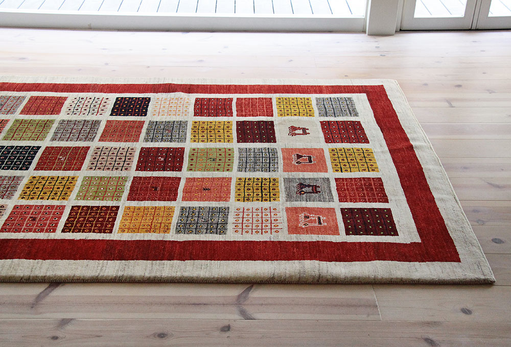 パッチワークギャッベ