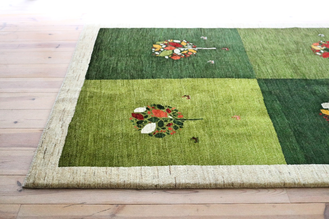 グリーン生命の樹ギャッベ