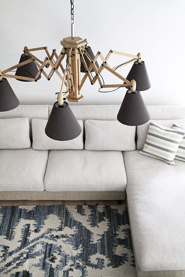 木製シャンデリア