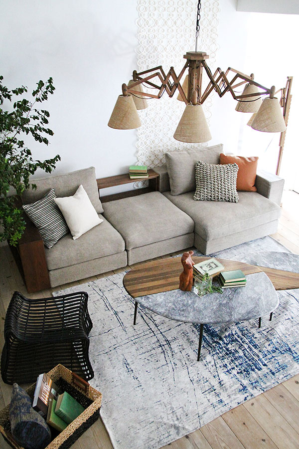 木製シャンデリア