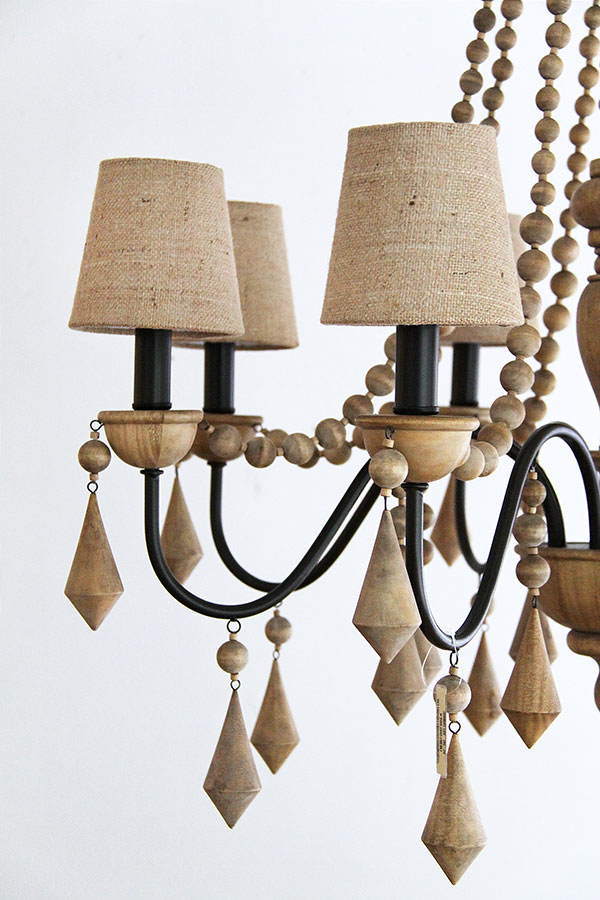 ウッドシャンデリア