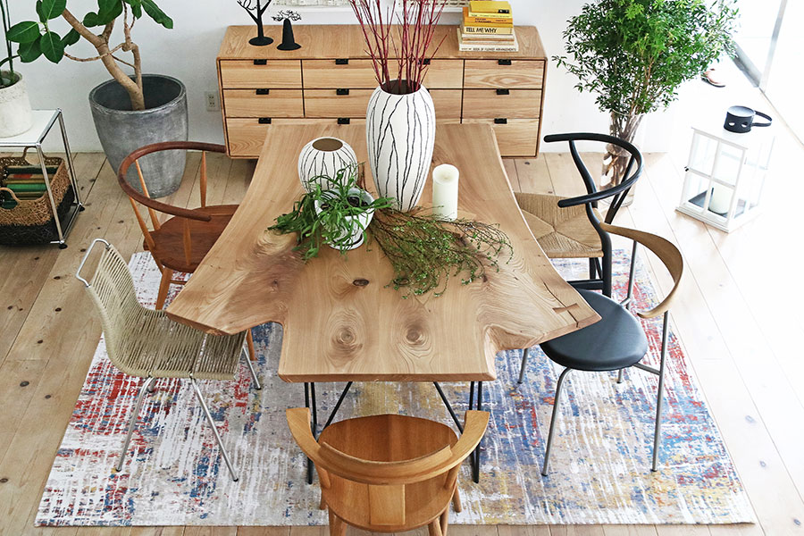 ナチュラルモダンラグ