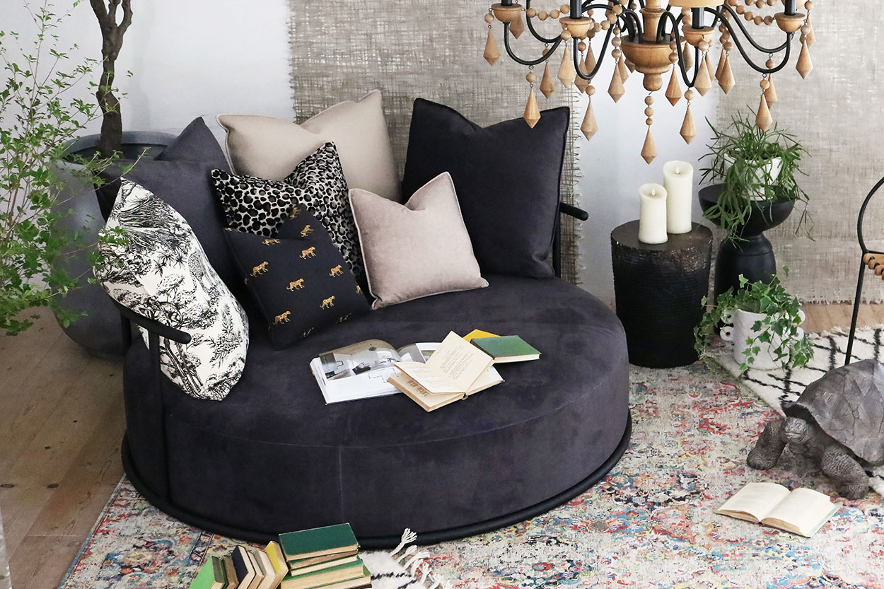 モカフレームソファ