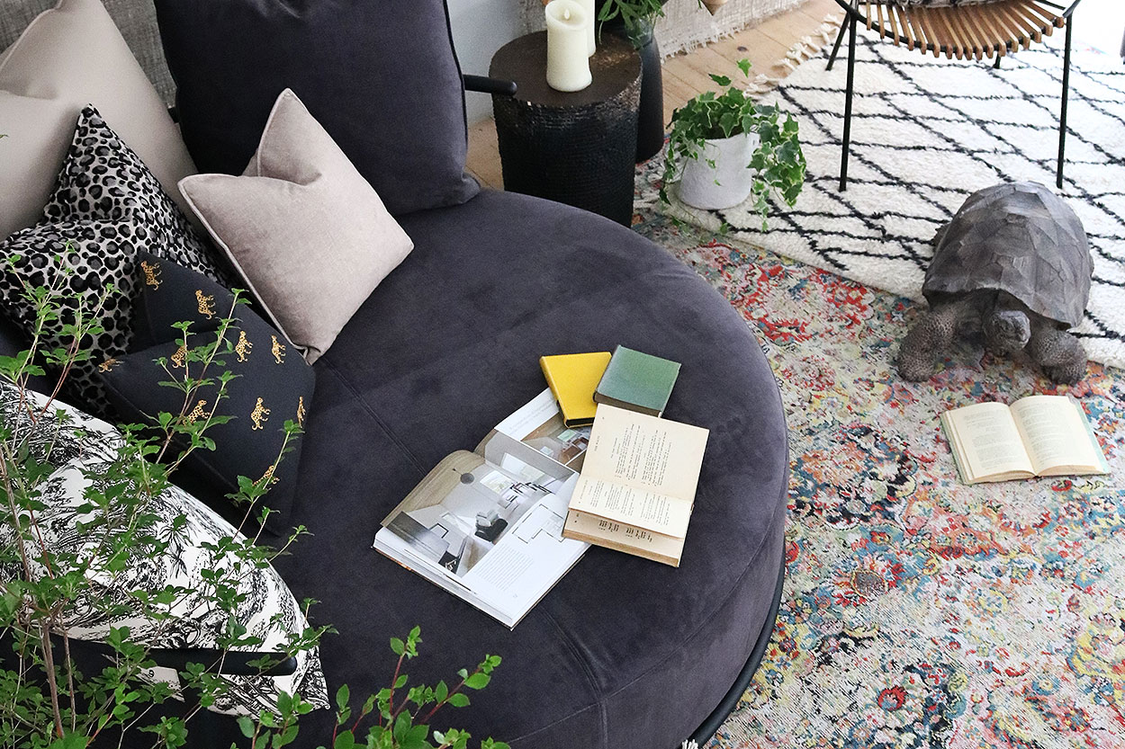 モカフレームソファ・コーディネート