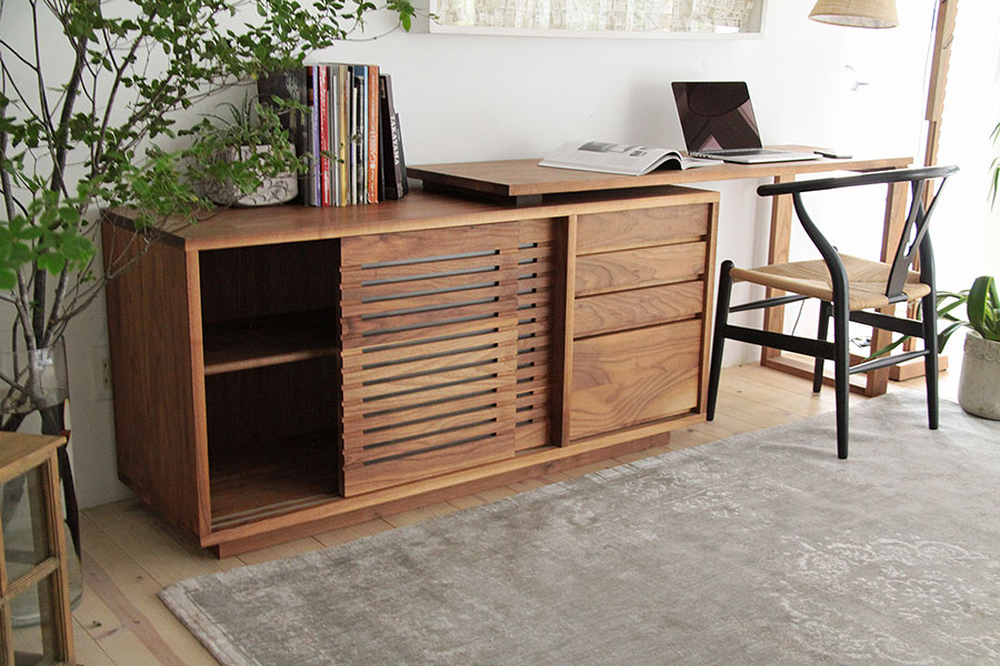 無垢材収納家具