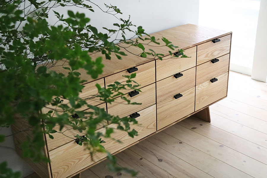 無垢材収納家具