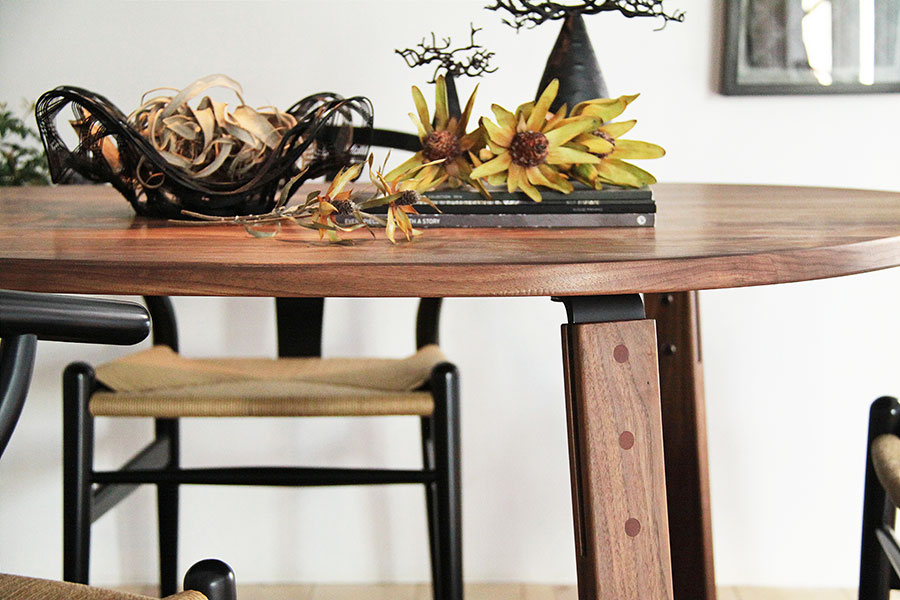 無垢テーブル・オニギリ