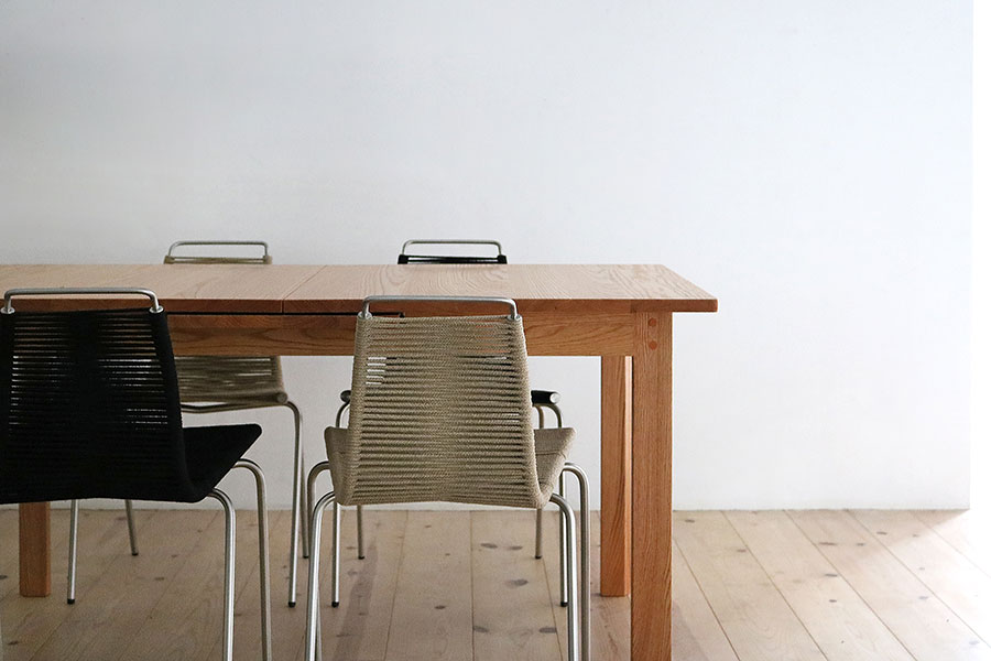 無垢身長式テーブル