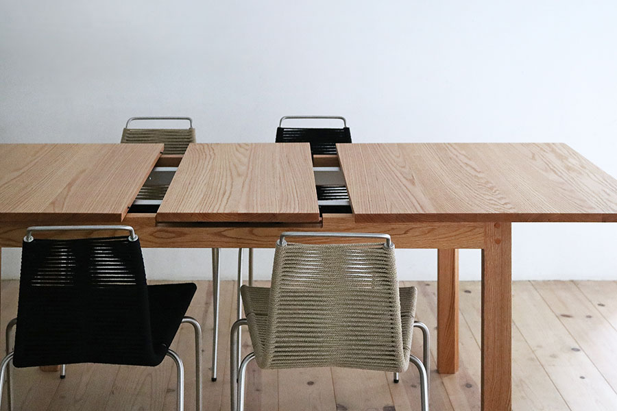 無垢身長式テーブル