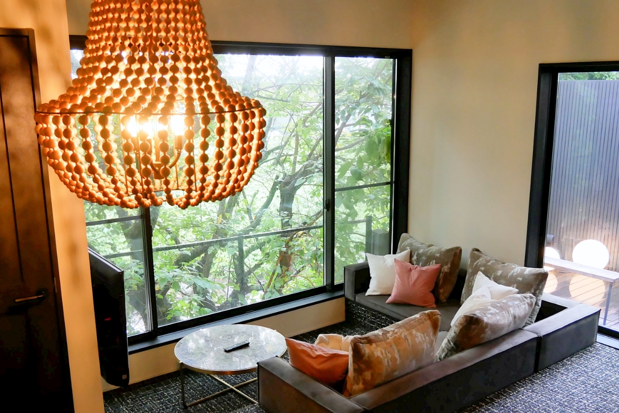 造り付けソファ