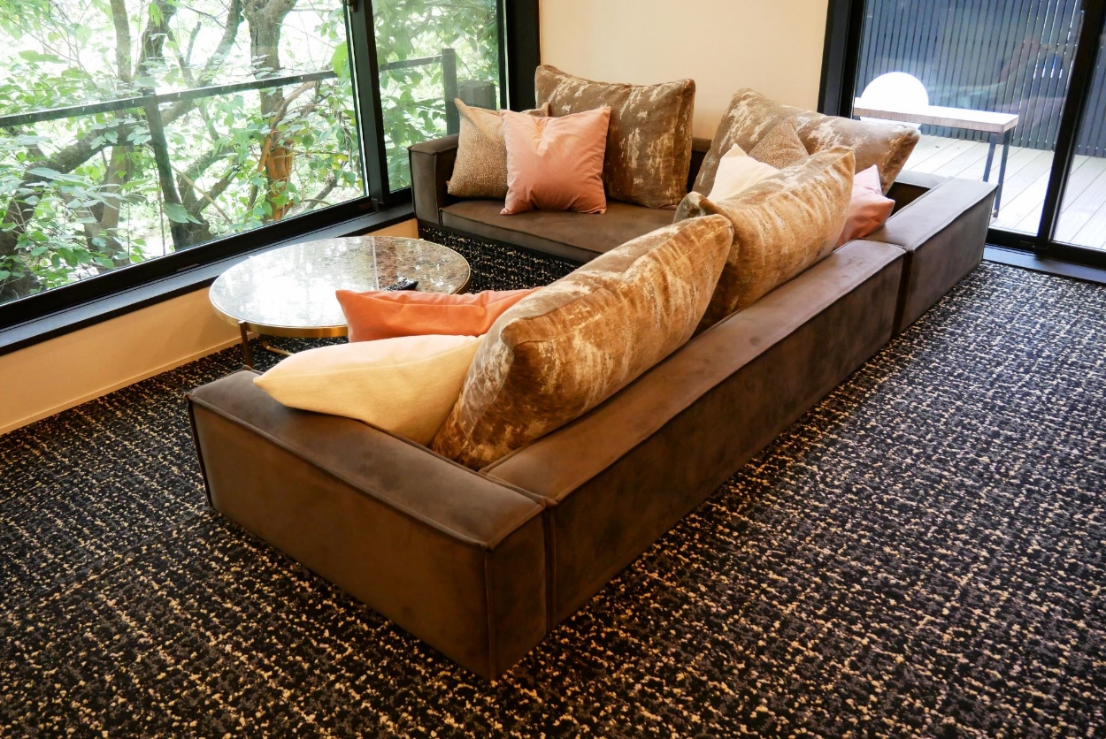 造り付けソファ