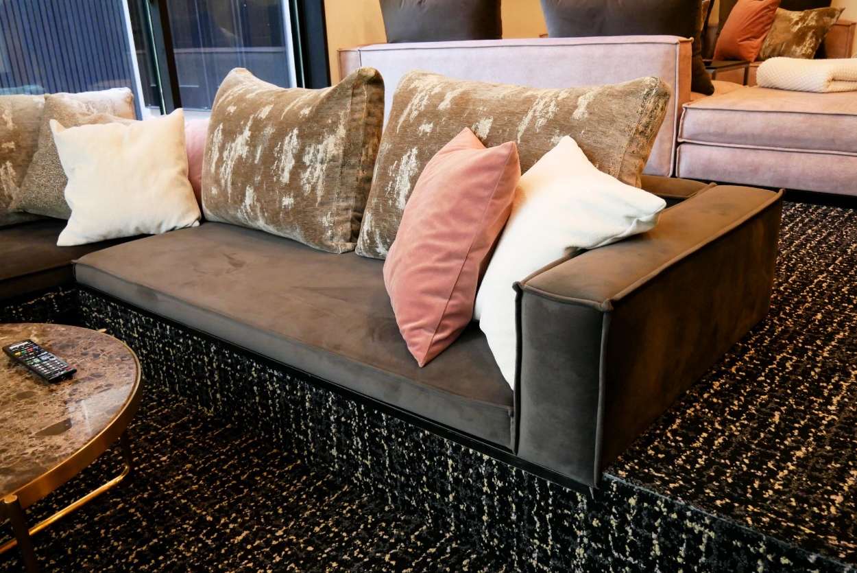 造り付けソファ