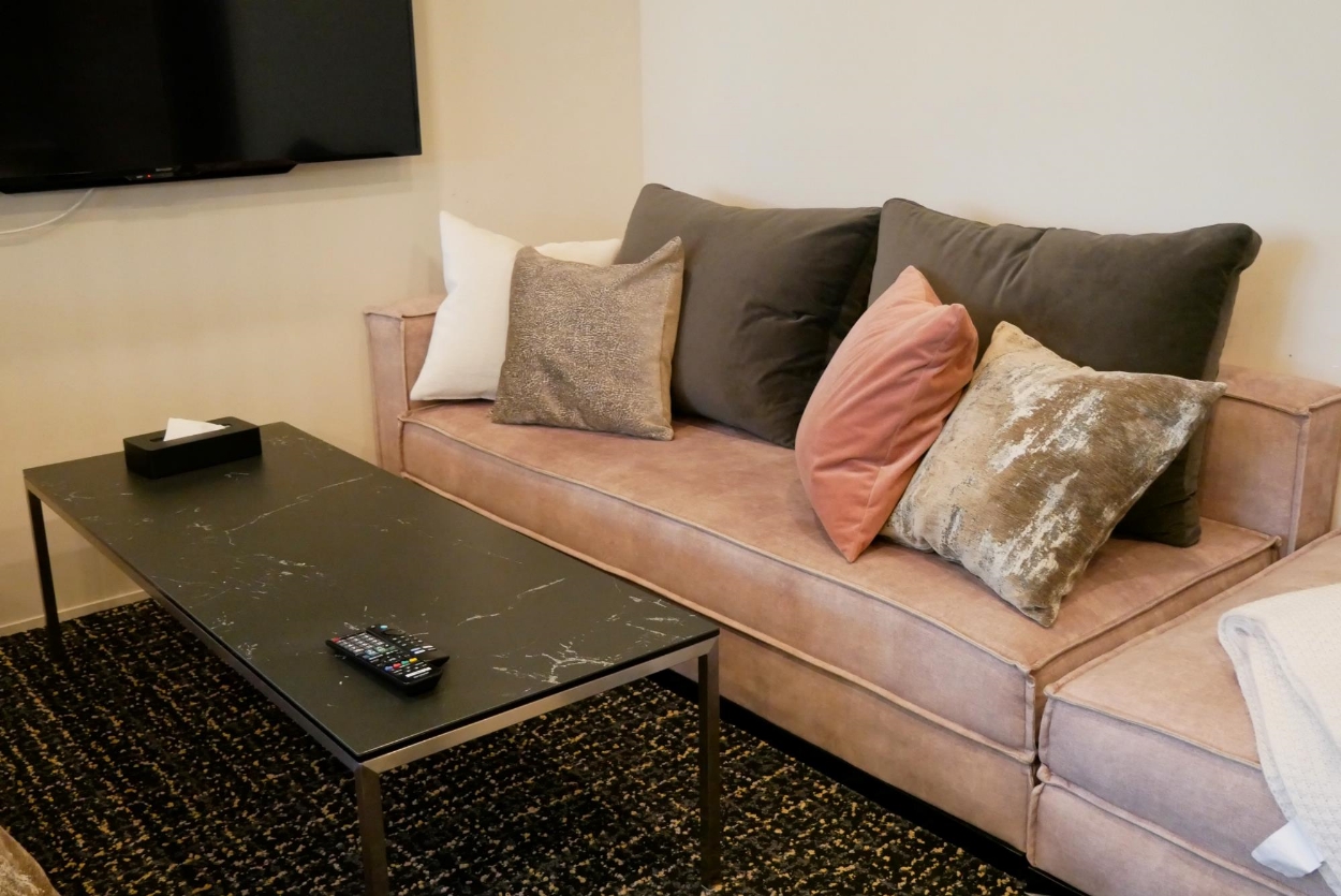 造り付けソファ